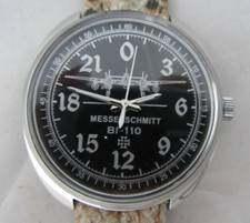 OROLOGIO RUSSO SOVIETICO RAKETA 24 ORE MESSERSCHMITT FUNZIONANTE CARICA A MANO