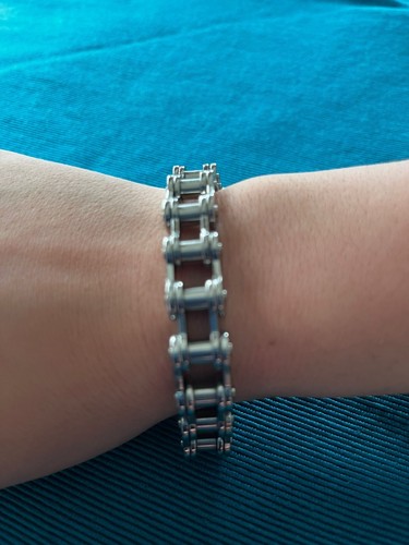 Bracciale uomo catena moto - bracciale,