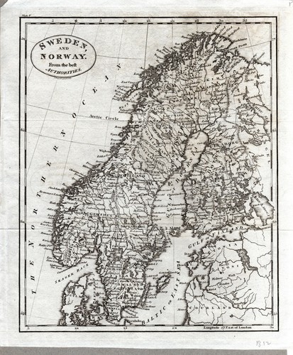 1812 antica carta geografica - 1812,