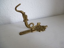 Gancio da parete vintage in ottone, supporto da parete 13 cm per asciugamani, cappotti, campane