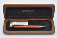 Parker Duofold Centennial Orange fountain pen NEW pristine in wood box