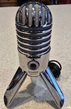 Samson Chrome Meteor Microphono USB cablato condensatore funzionante