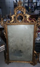  LARGE GOLD LEAF MIRROR - WITH