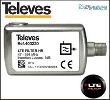 Filtro Antenna Tv soppressione dei segnali Lte 5G Attenuazione 25dB Televes