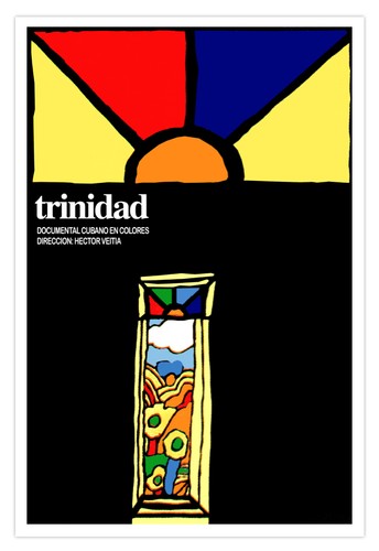 Poster film design parete