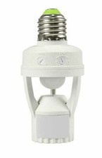 Portalampada E27 con sensore di movimento 360 rilevatore presenza per lampadine