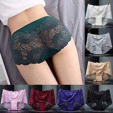 Mutande intimo donna sexy pizzo trasparente senza cuciture sottile triangolo