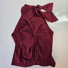 Commense Women Burgundy Twist