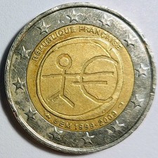 Moneta euro francia con - 2,