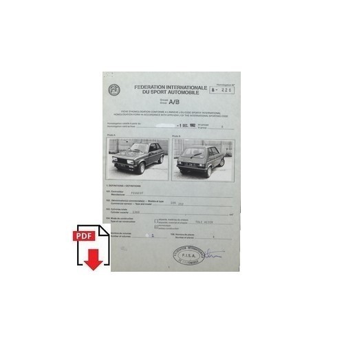 1982 peugeot 104 zs2 fiche - 1982,