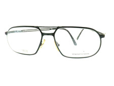 DIESEL montatura per occhiali da vista uomo vintage anni 90 metallo grandi nero