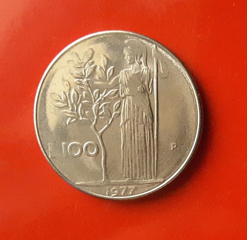 100 lire 1977 - lire, errore