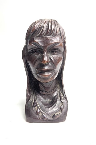 Statua legno indiano - in,