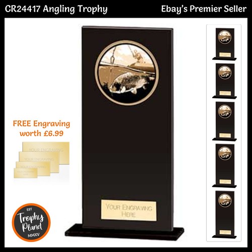 Trofeo pesca 5mm vetro - trofeo,