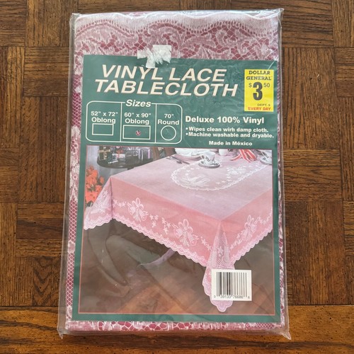 Tovaglia vintage vinile pizzo