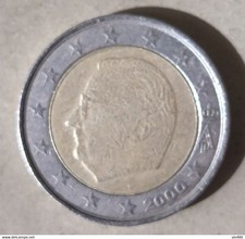 2000 - BELGIO - MONETA IN EURO