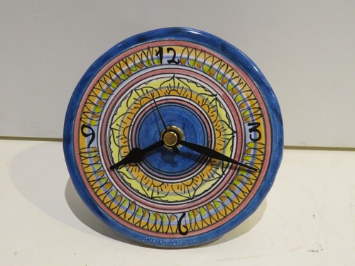Orologio ceramica solimene - orologio,