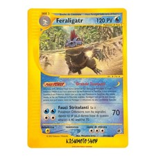 Carte Pokemon Set Expedition Feraligatr 47/165 RARA ITA Arita STUPENDO