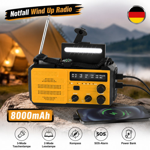 Radio manovella solare - a,