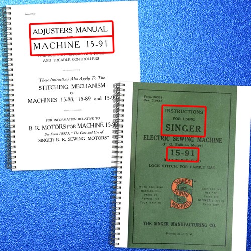 Singer service - singer, 15-91