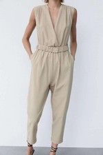 Zara tuta crepe martellata