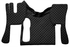 Tappetini in eco pelle nera