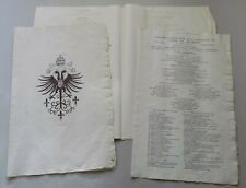 Georges MATHIEU / HANTAÏ : Condamnation Siger de BRABANT. 1957 Rares programmes