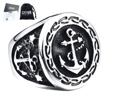 Anello uomo acciaio - uomo,