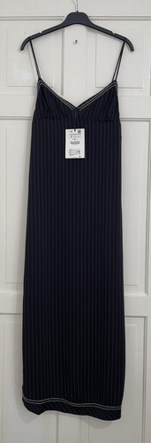 Zara abito midi - slip, nero