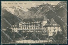 Bolzano Colle Isarco Palace Hotel Pista Ghiaccio Franzl 335 11 cartolina MX3818