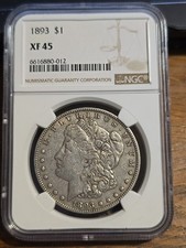 1893 P MORGAN DOLLAR $1 NGC