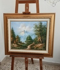 Quadro dipinto olio su tela