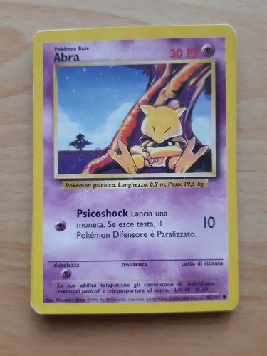 Abra carta pokémon - pokémon,