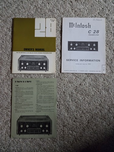 Preamplificatore mcintosh c28 - ,