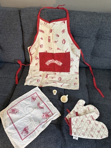 Set grembiule guantoni da - e,
