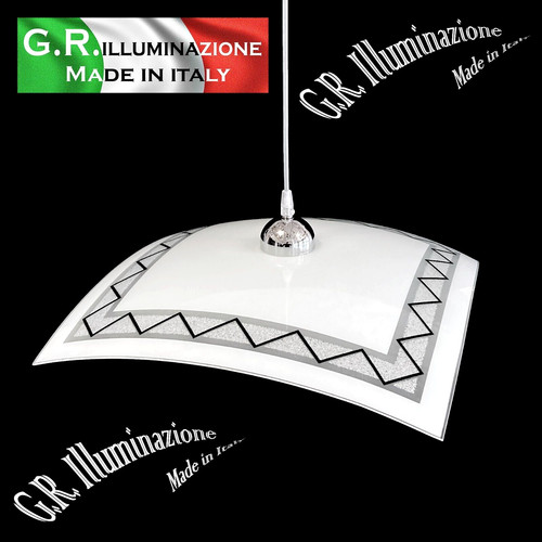 Lampadario moderno vetro - lampadario,