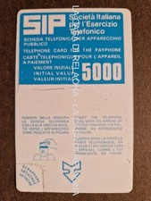 SCHEDE TELEFONICHE SIDA SIP  Lire 5.000 No Banda Magnetica