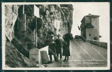 Francia Menton Mentone Frontiera Foto cartolina KV4983