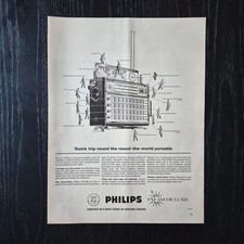 1966 Philips - Original AD Advertising Pubblicità Vintage
