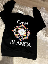 Felpa nera uomo Casablanca -