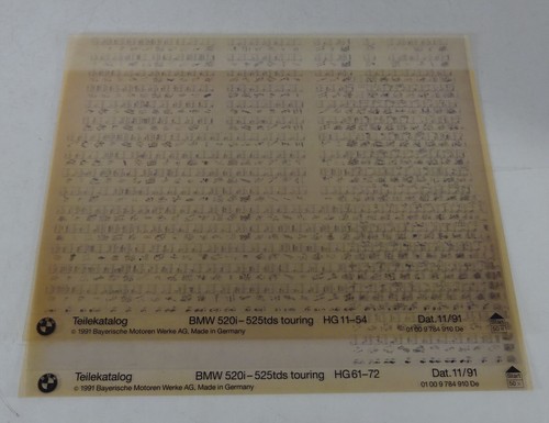 Microfiche catalogo ricambi - catalogo,