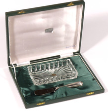 PRL) BUTTER DISH CRYSTAL KNIFE