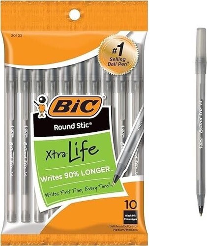 Bic round stic xtra - stic, life