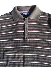 Maglia polo uomo, in misto lana (50% Lana Merino), RE DEL MARE originale, TG. XL