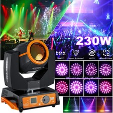 7R 230W Zoom Gobo Illuminazione Palco Fascio LED Affilato Testa Mobile DJ Party Show Luce