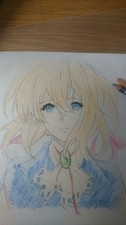 Figura violet evergarden arte - figura,