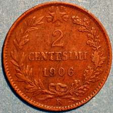 1906 2 Centesimi Italy