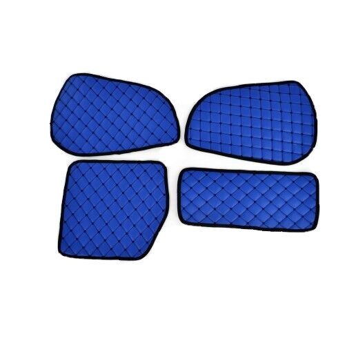 Pezzi blu eco pelle - 4,