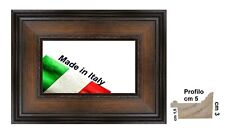 Cornice in legno noce classica per poster,stampe Spessore cm 5  Misura cm. 40X50