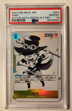 Sabo ST13-007 Black White Alt Art  jap PSA 10 kid One Piece Three Brothers 